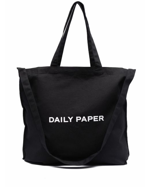 Daily Paper logo tote bag