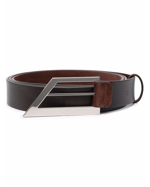 Attico buckle-fastening leather belt