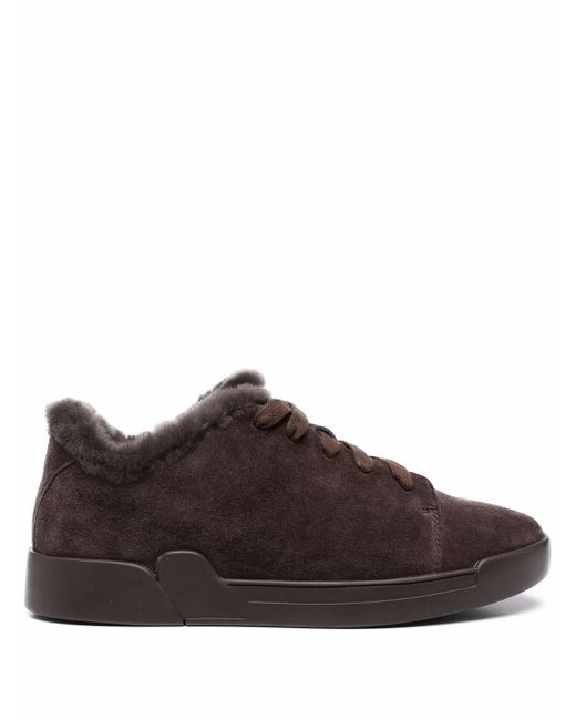 12 Storeez shearling-lined lace-up trainers