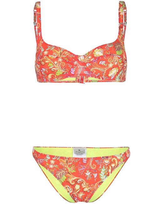 Etro floral-print bikini set