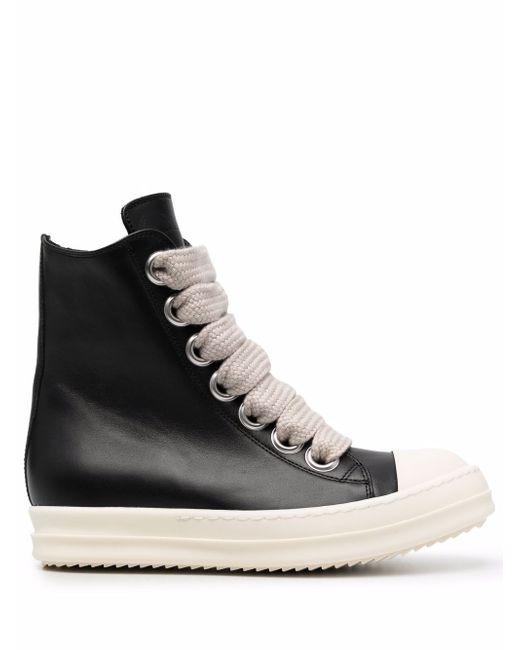 Rick Owens lace-up high-neck sneakers