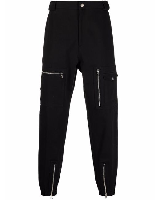 Alexander McQueen zip-detail trousers