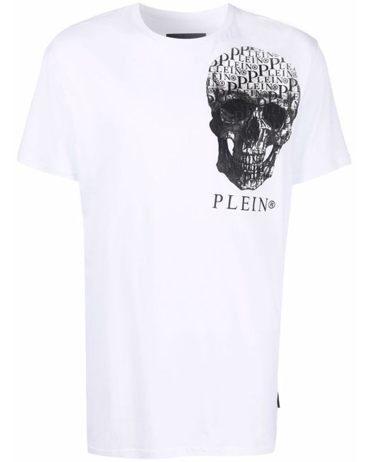 Philipp Plein skull-print short-sleeved T-shirt