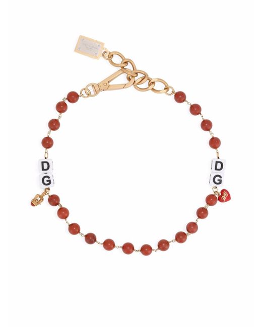 Dolce & Gabbana beaded charm bracelet