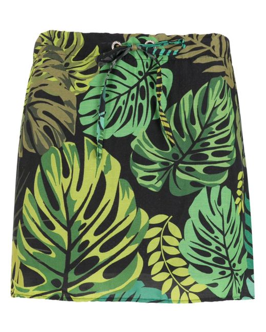 Amir Slama tropical print skirt