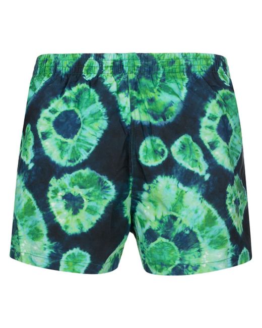 Timo Trunks Shibori pattern swim shorts