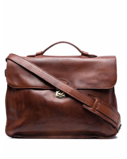 Officine Creative Rare 25 leather briefcase