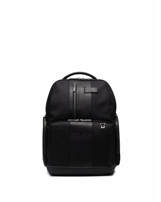 Piquadro Fast Check panelled backpack
