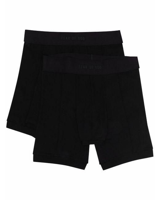Fear Of God logo-waist two-pack boxer briefs