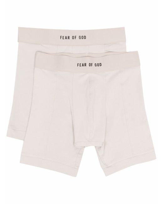Fear Of God logo-waist cotton boxer briefs