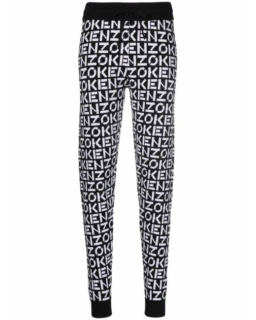 Kenzo all-over logo print trousers
