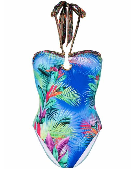Camilla Whats Your Vice-print swimsuit