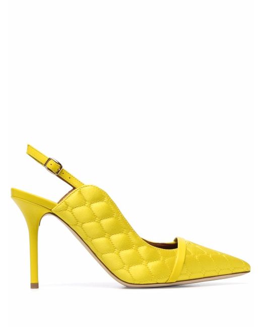 Malone Souliers Marion quilted slingback pumps