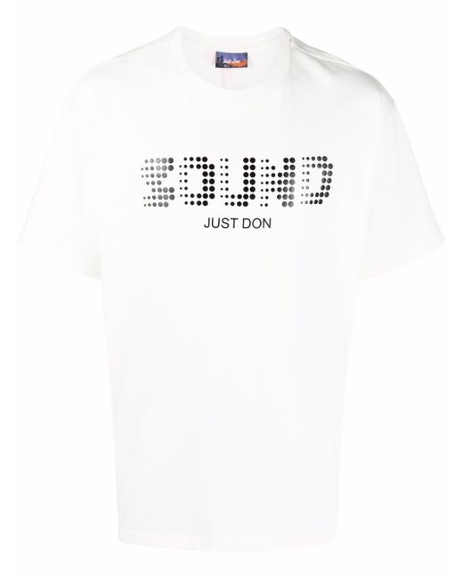 Just Don Sound-print short-sleeve T-shirt