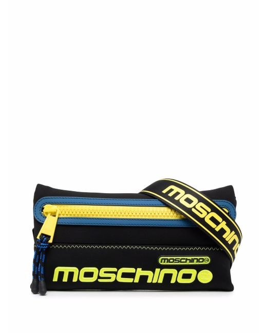 Moschino embossed-logo belt bags