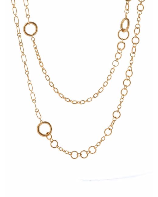 Annoushka 18kt yellow Biography chain necklace