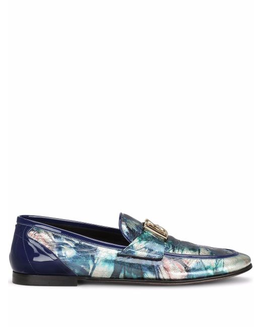 Dolce & Gabbana Ariosto abstract-print slippers