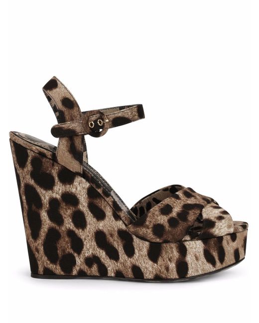 Dolce & Gabbana Bianca 90mm wedge sandals