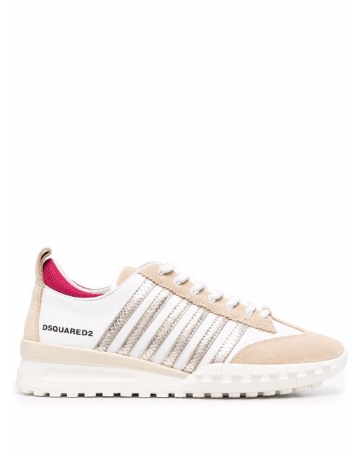 Dsquared2 contrast-panel low-top sneakers