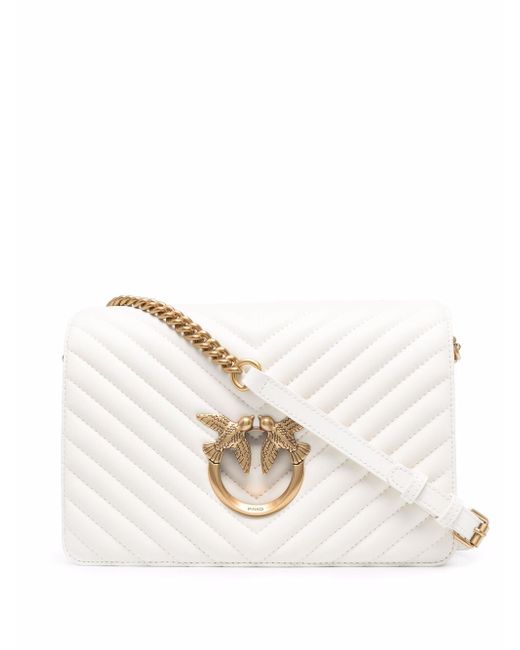 Pinko Classic Love quilted shoulder bag