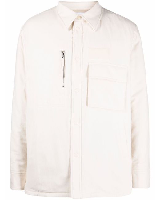 Helmut Lang -pocket quilted shirt jacket