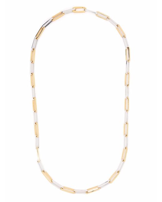 Missoma fused two-tone chain necklace