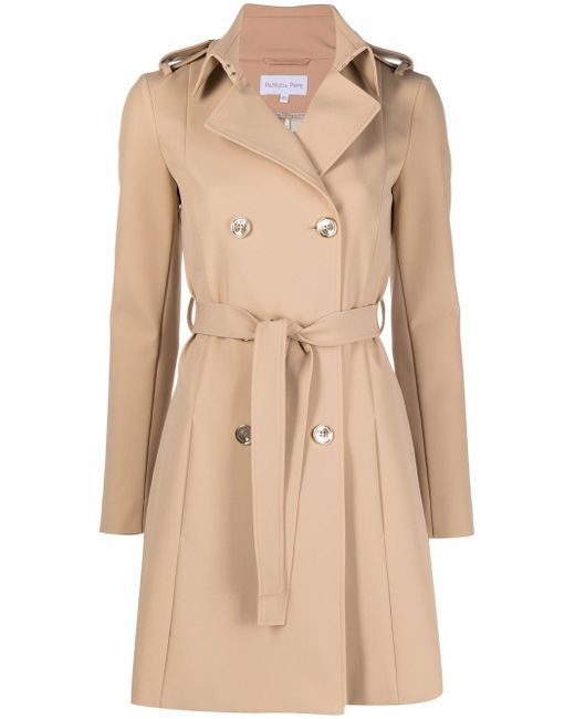 Patrizia Pepe double-breasted belted trench coat