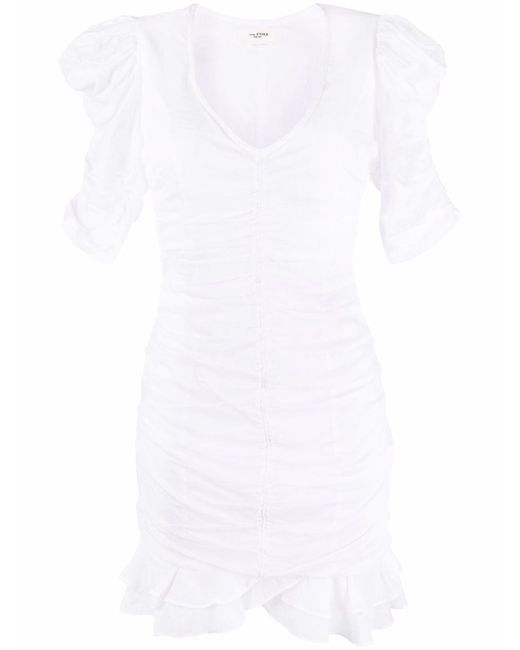 Isabel Marant Etoile short-sleeved ruched dress