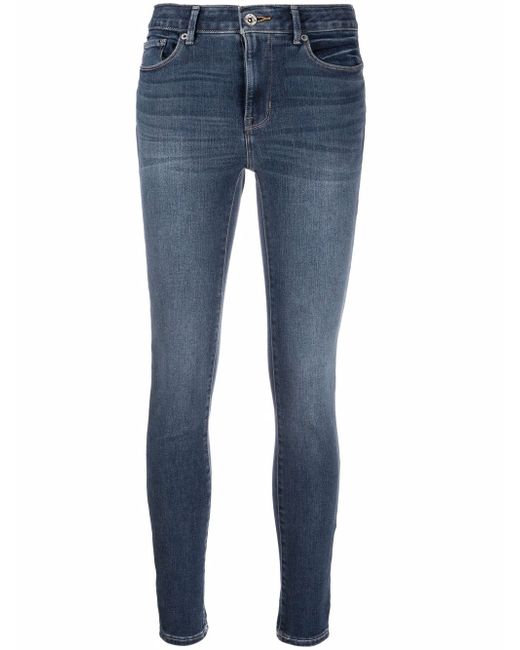 Dkny cropped skinny-fit jeans