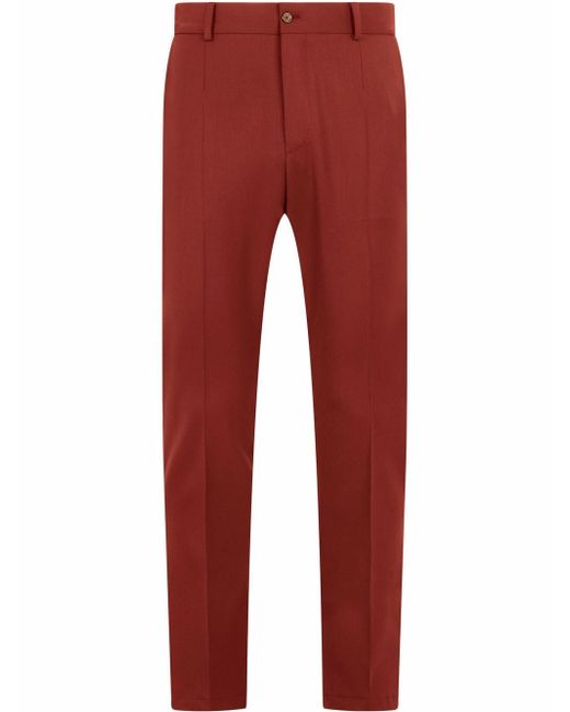 Dolce & Gabbana slim-cut stretch-wool trousers