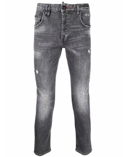 Philipp Plein skinny-cut washed jeans