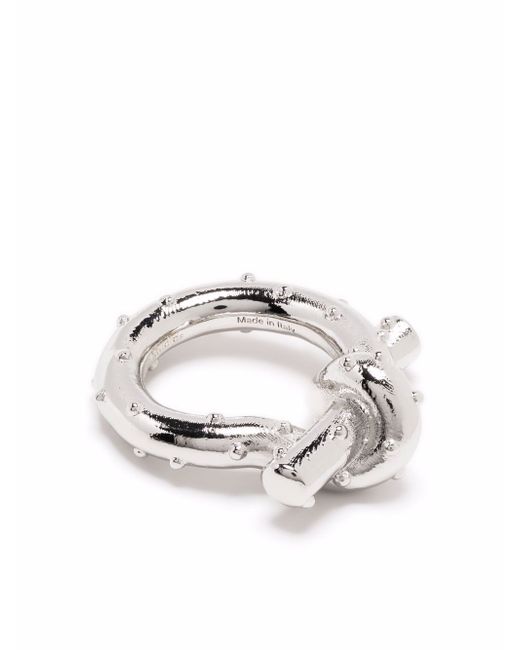 Acne Studios knot-design ring
