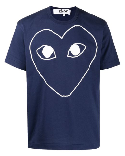 Comme Des Garçons Play logo-print short-sleeved T-shirt