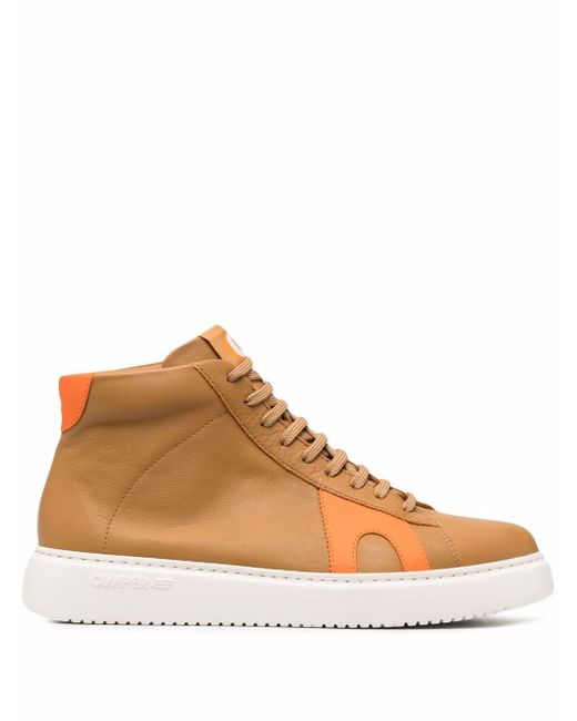 Camper leather lace up boots