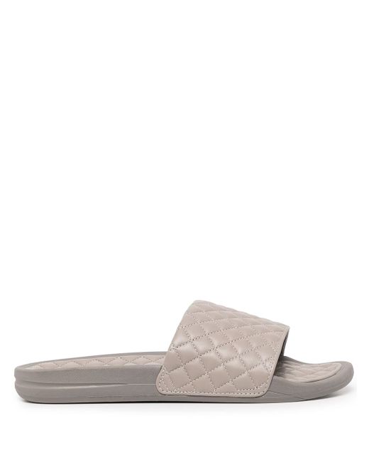 Athletic Propulsion Labs Lusso diamond-quilted slide sandals