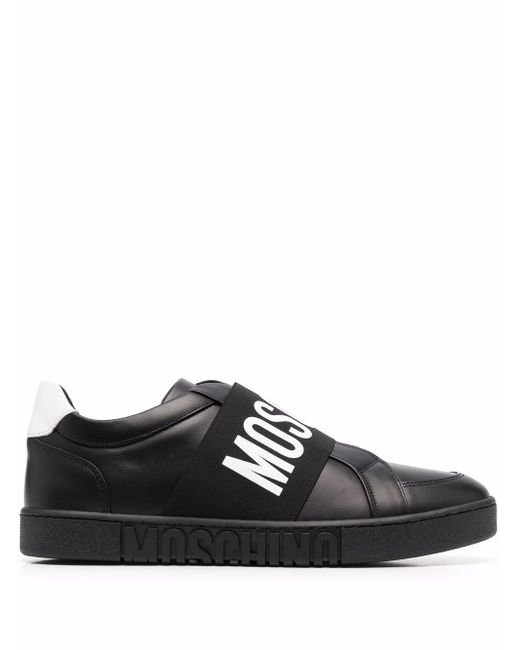 Moschino logo-print slip-on sneakers