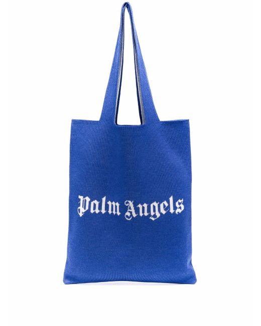 Palm Angels logo-print tote bag