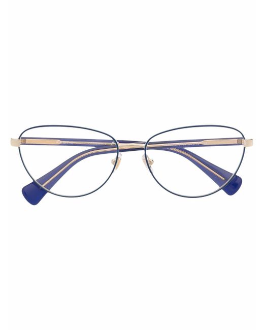 Polo Ralph Lauren polished round-frame glasses