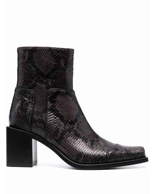 Buttero® snakeskin ankle boots