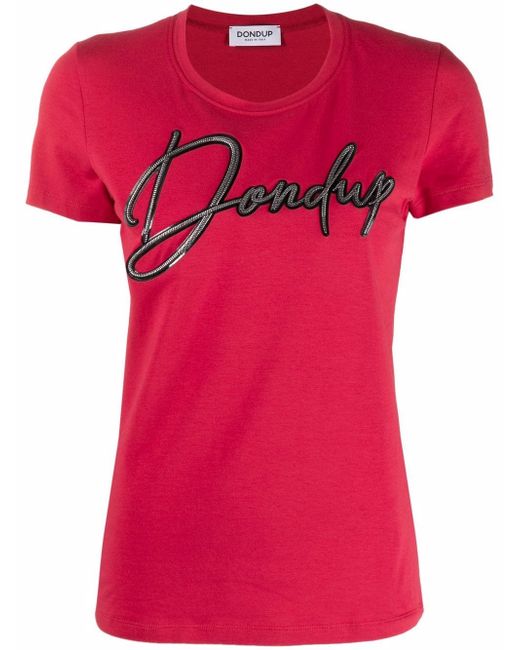 Dondup embellished logo T-shirt