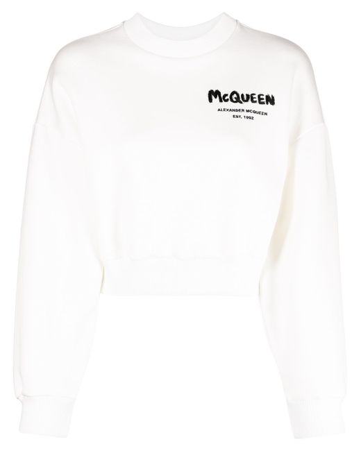 Alexander McQueen chest logo-print sweatshirt