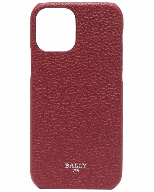 Bally engraved-logo leather Iphone 12 Pro
