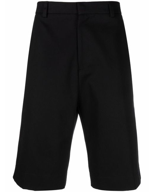 Etro high-waisted cotton bermuda shorts
