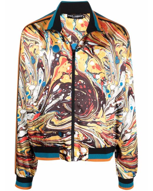 Dolce & Gabbana graphic-print track jacket