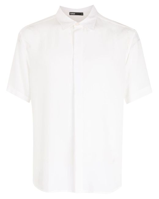 Handred short-sleeved silk shirt