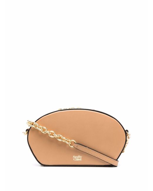 See by Chloé Shell leather crossbody bag