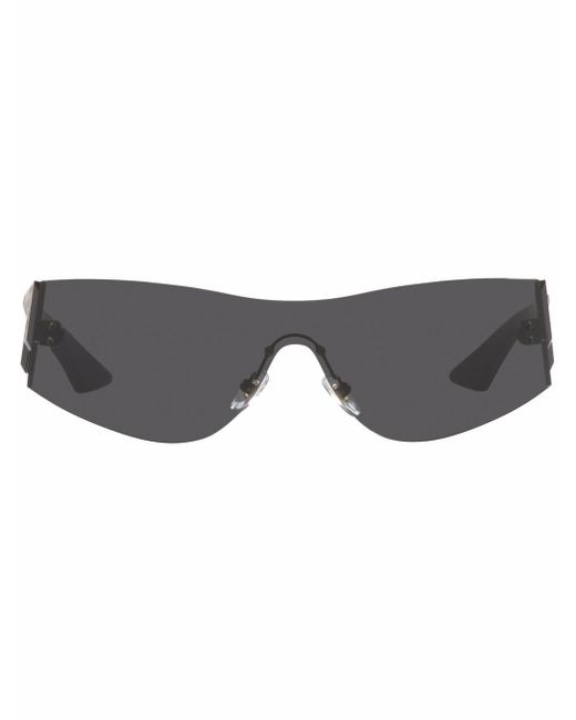 Versace mask-frame sunglasses