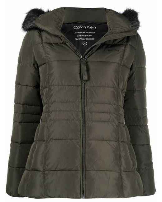 Calvin Klein Sorona hooded puffer jacket