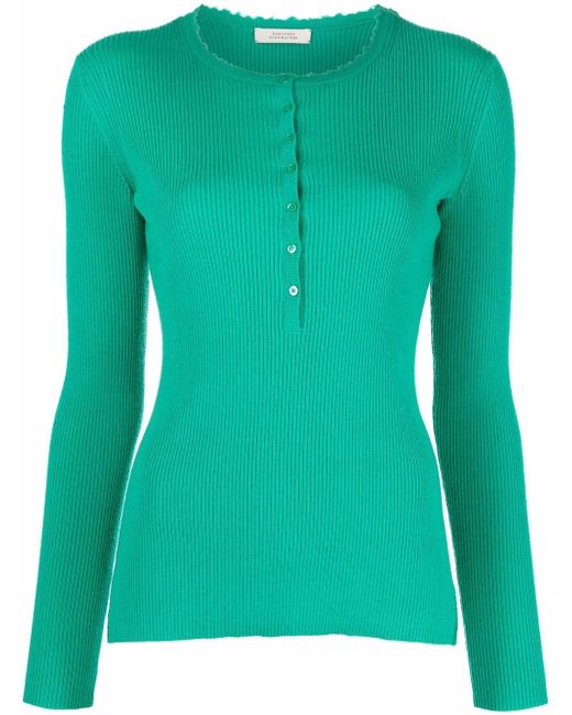 Dorothee Schumacher ribbed-knit long-sleeve top