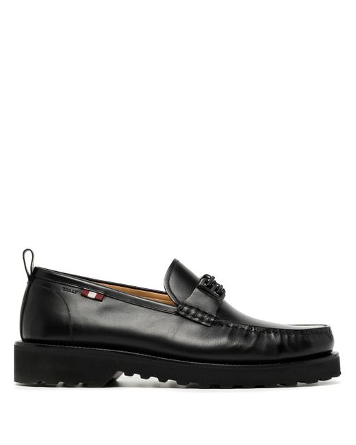 Bally chunky sole loafers